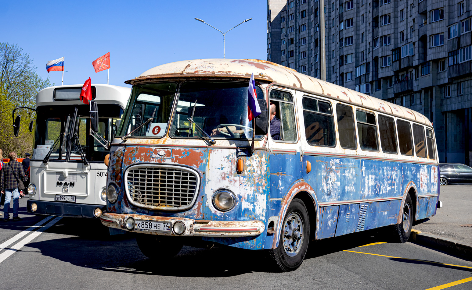 Санкт-Петербург, Škoda 706 RTO № Х 858 НЕ 74; Санкт-Петербург — V Международный транспортный фестиваль "SPbTransportFest-2024"