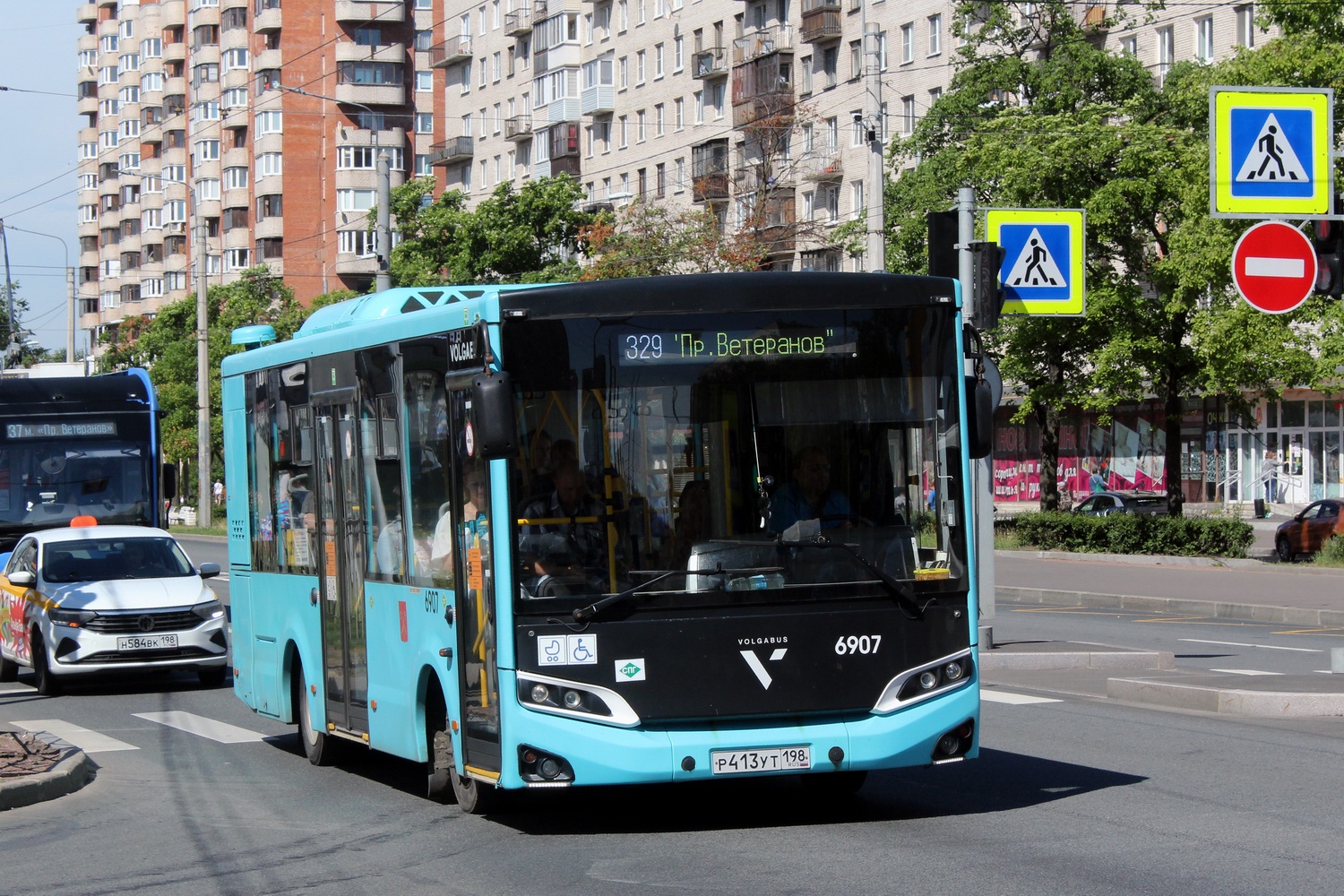 Санкт-Петербург, Volgabus-4298.G4 (LNG) № 6907