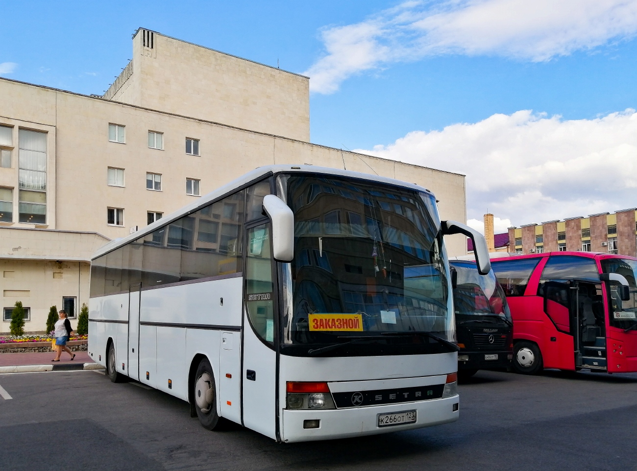 Воронежская область, Setra S315GT-HD (Spain) № К 266 ОТ 123; Калужская область, МАЗ-251.062 № О 581 РН 40