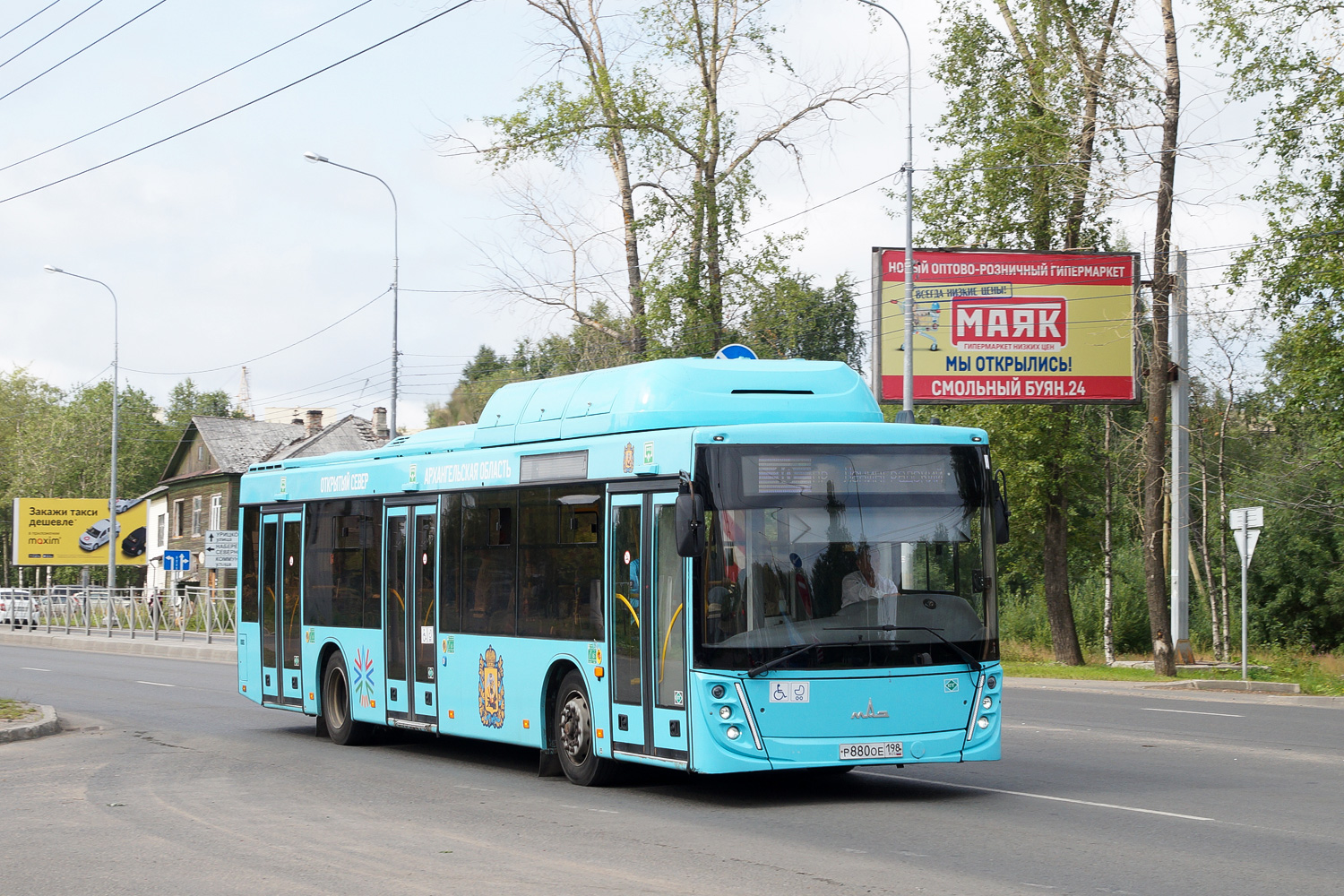 Архангельская область, МАЗ-203.948 № Р 880 ОЕ 198