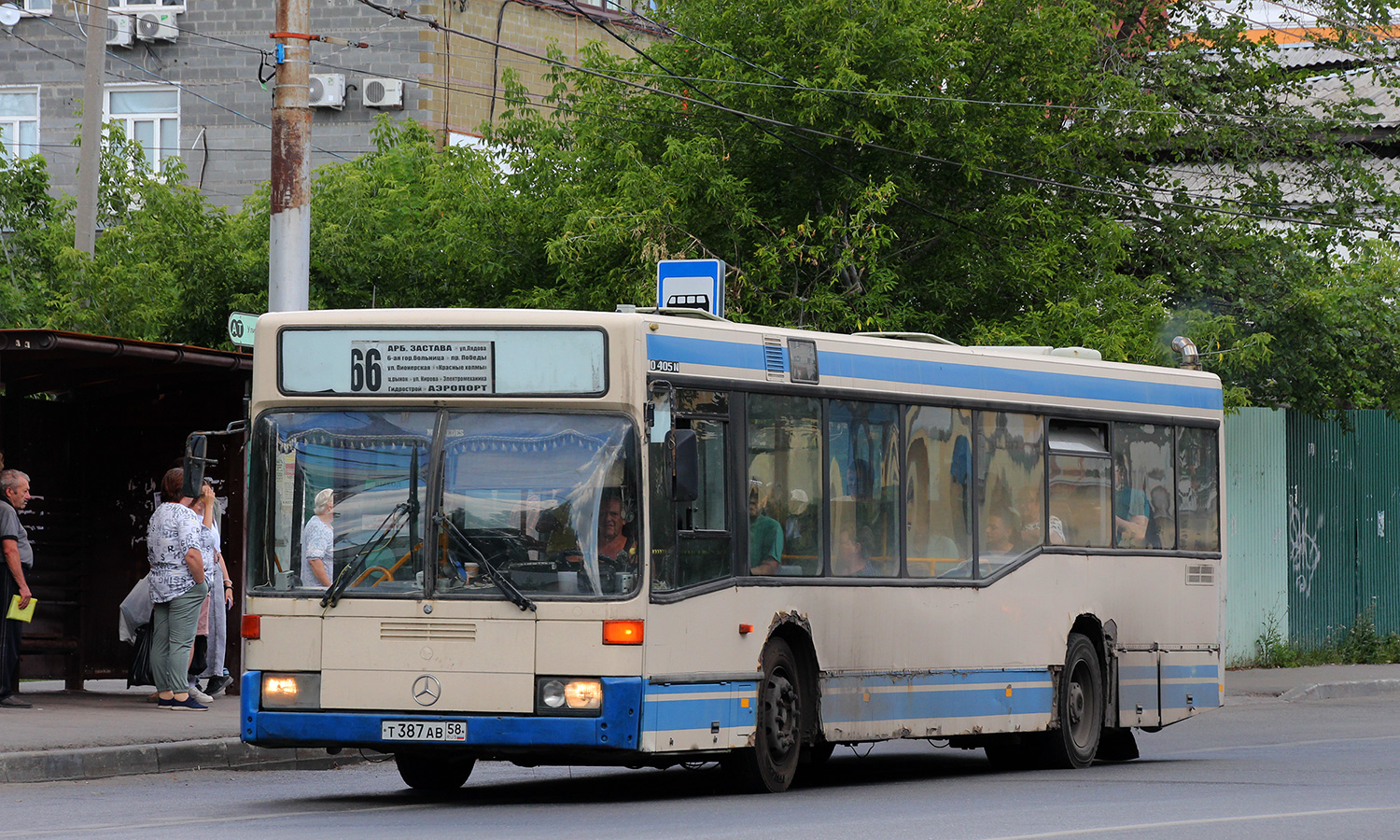 Пензенская область, Mercedes-Benz O405N2 № Т 387 АВ 58