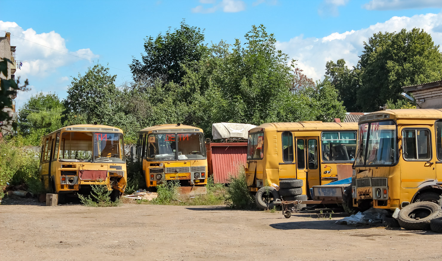 Тверская область, ПАЗ-32053-70 № С 057 РЕ 69; Тверская область, ПАЗ-32053-70 № А 586 НХ 69; Тверская область — Нерабочие машины