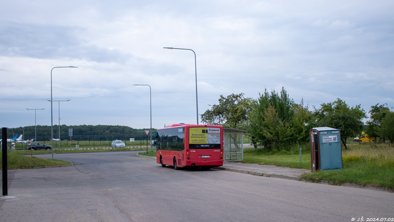 Литва, Anadolu Isuzu Citibus (Yeni) № V7016; Литва — Конечные пункты, автобусные вокзалы