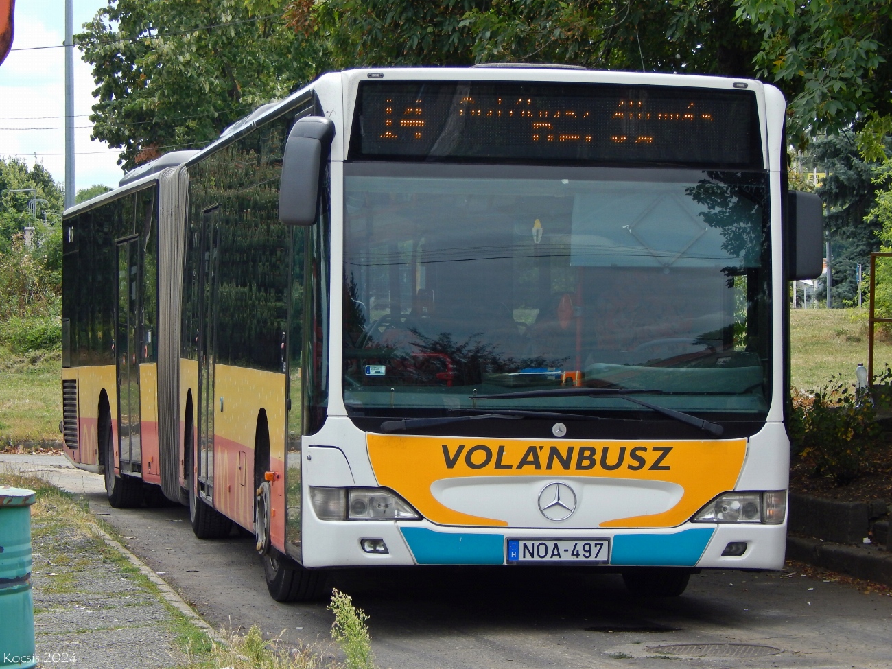Венгрия, Mercedes-Benz O530GÜ Citaro facelift GÜ № NOA-497