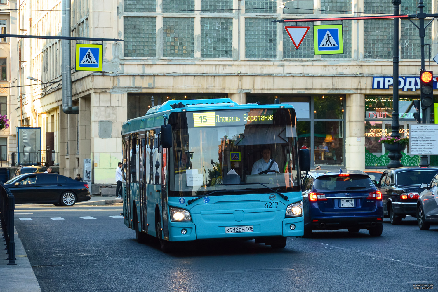 Санкт-Петербург, ЛиАЗ-4292.60 (1-2-1) № 6217