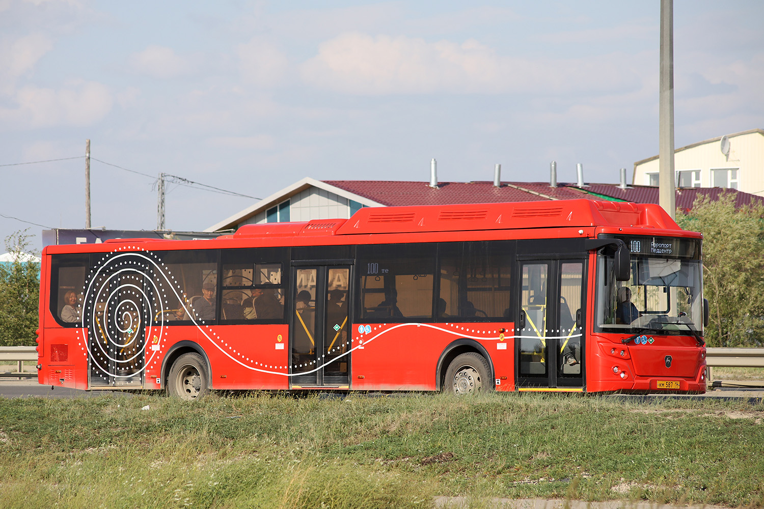 Саха (Якутия), ЛиАЗ-5292.67 (CNG) № КМ 587 14