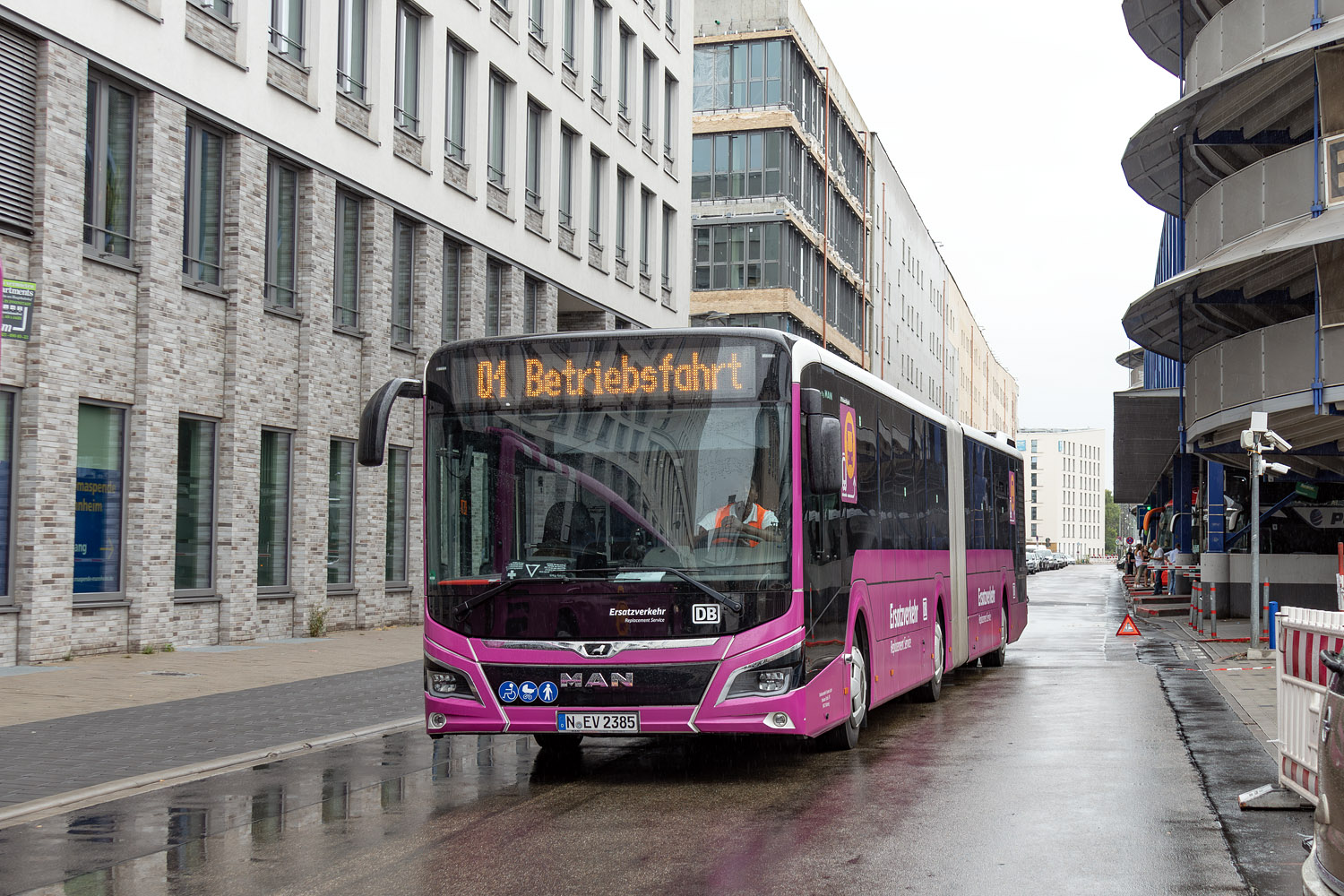 Бавария, MAN 18C Lion's City 18 NG360 EfficientHybrid № N-EV 2385; Гессен — SEV · Riedbahn · Frankfurt am Main <> Mannheim · 15.07.2024 — 14.12.2024