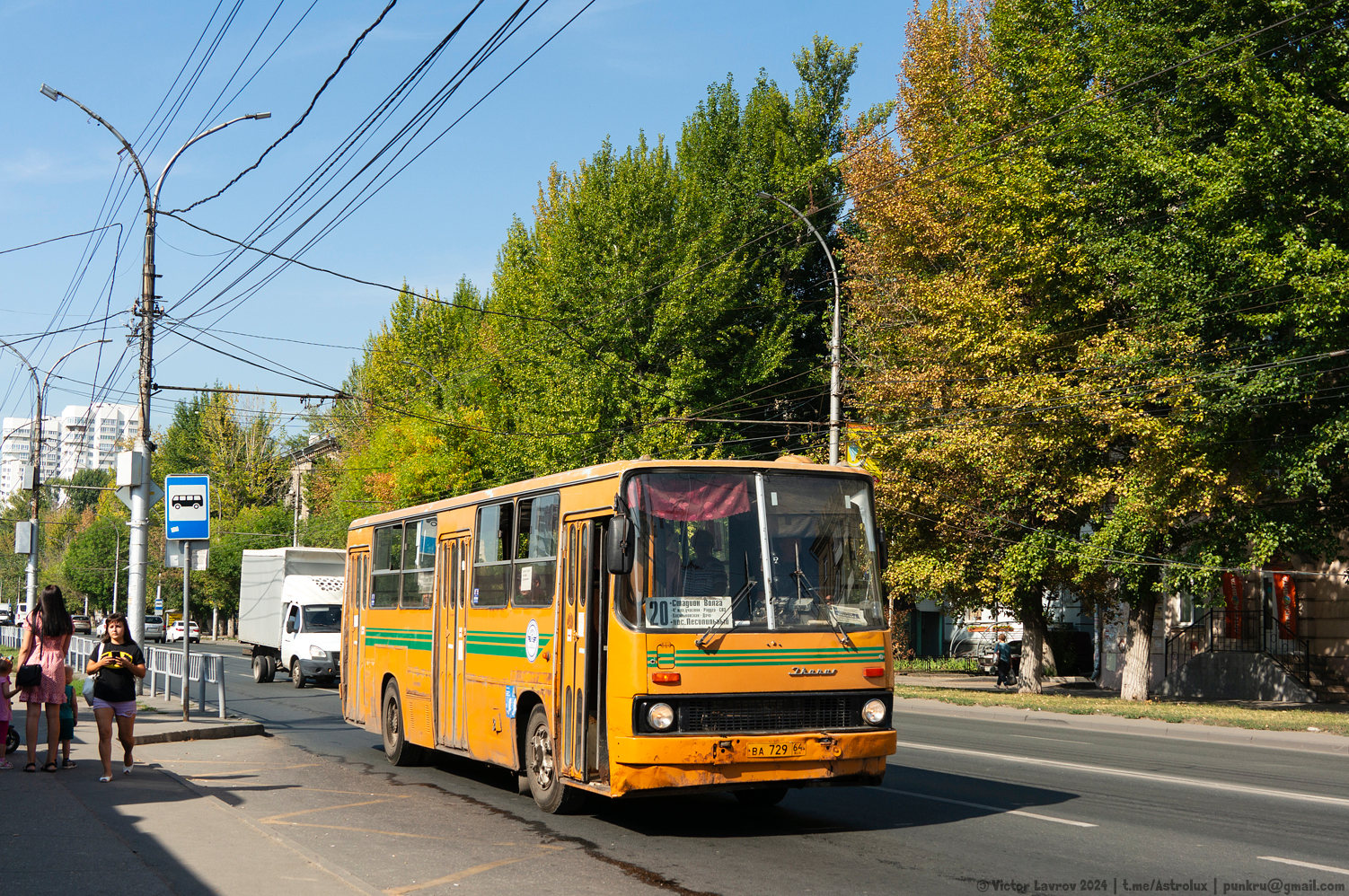 Саратовская область, Ikarus 260.50 № ВА 729 64