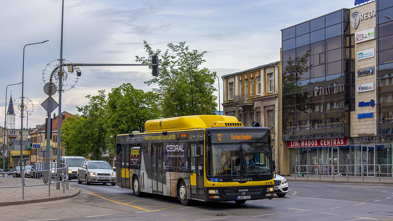 Литва, MAN A21 Lion's City NL243 CNG № 1170