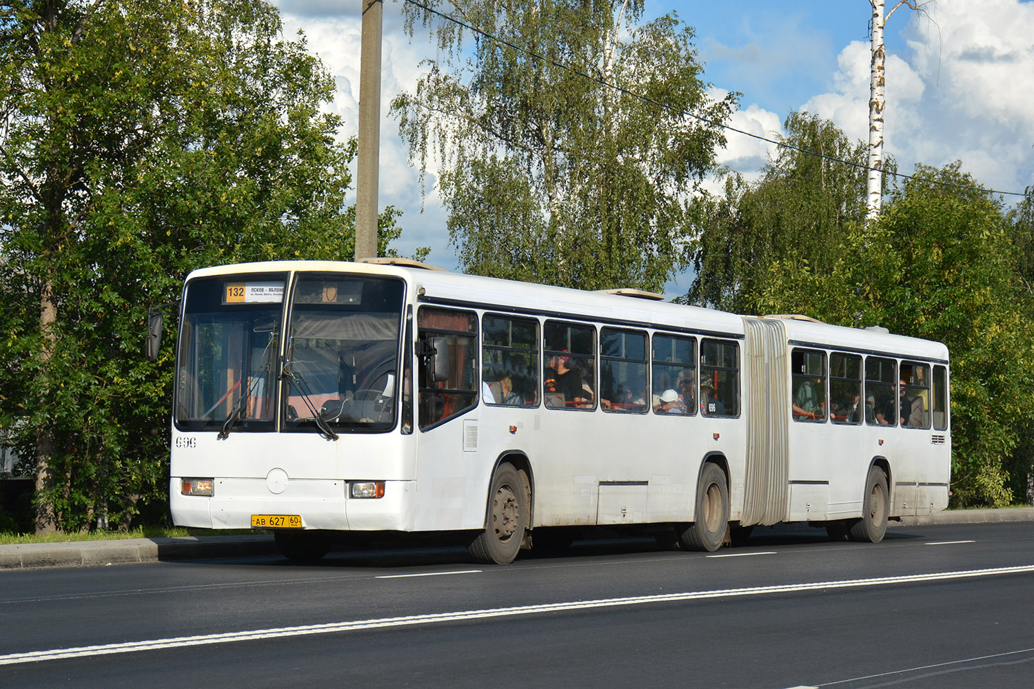 Псковская область, Mercedes-Benz O345G № 696