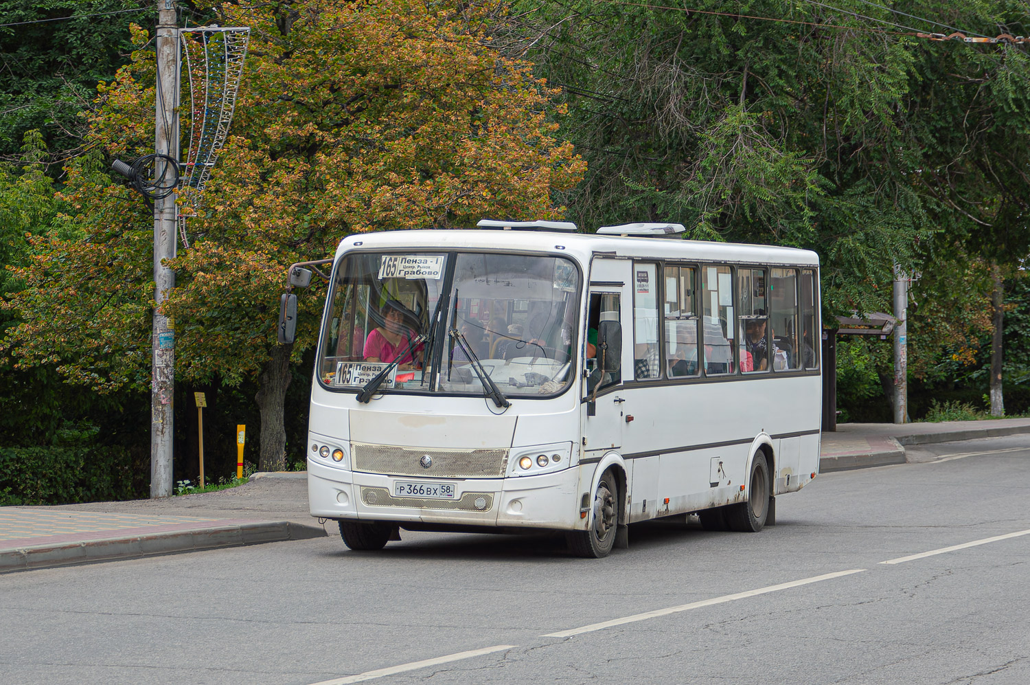 Пензенская область, ПАЗ-320412-04 "Вектор" № Р 366 ВХ 58