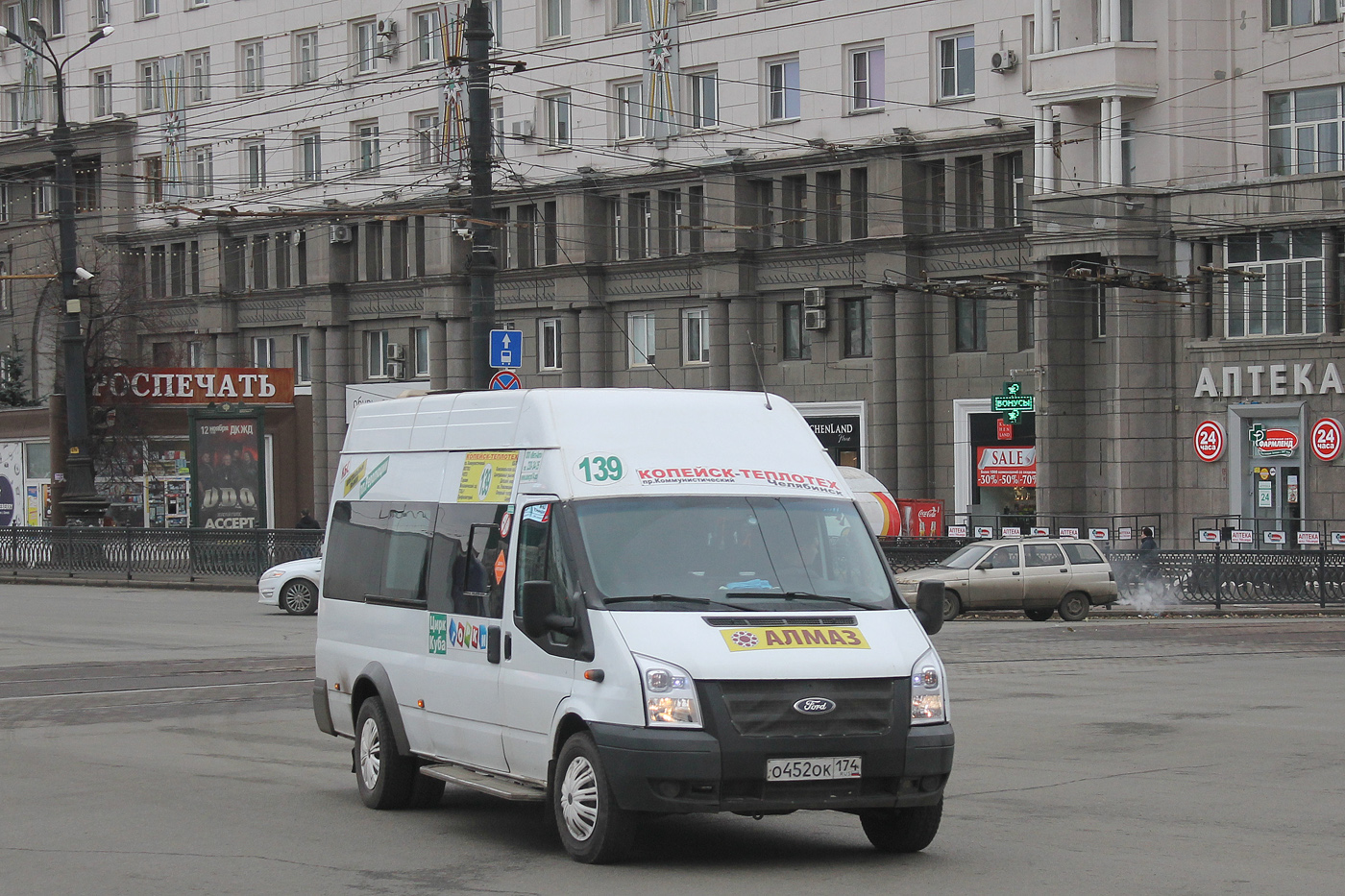 Челябинская область, Промтех-224320, 21, 22 (Ford Transit) № О 452 ОК 174