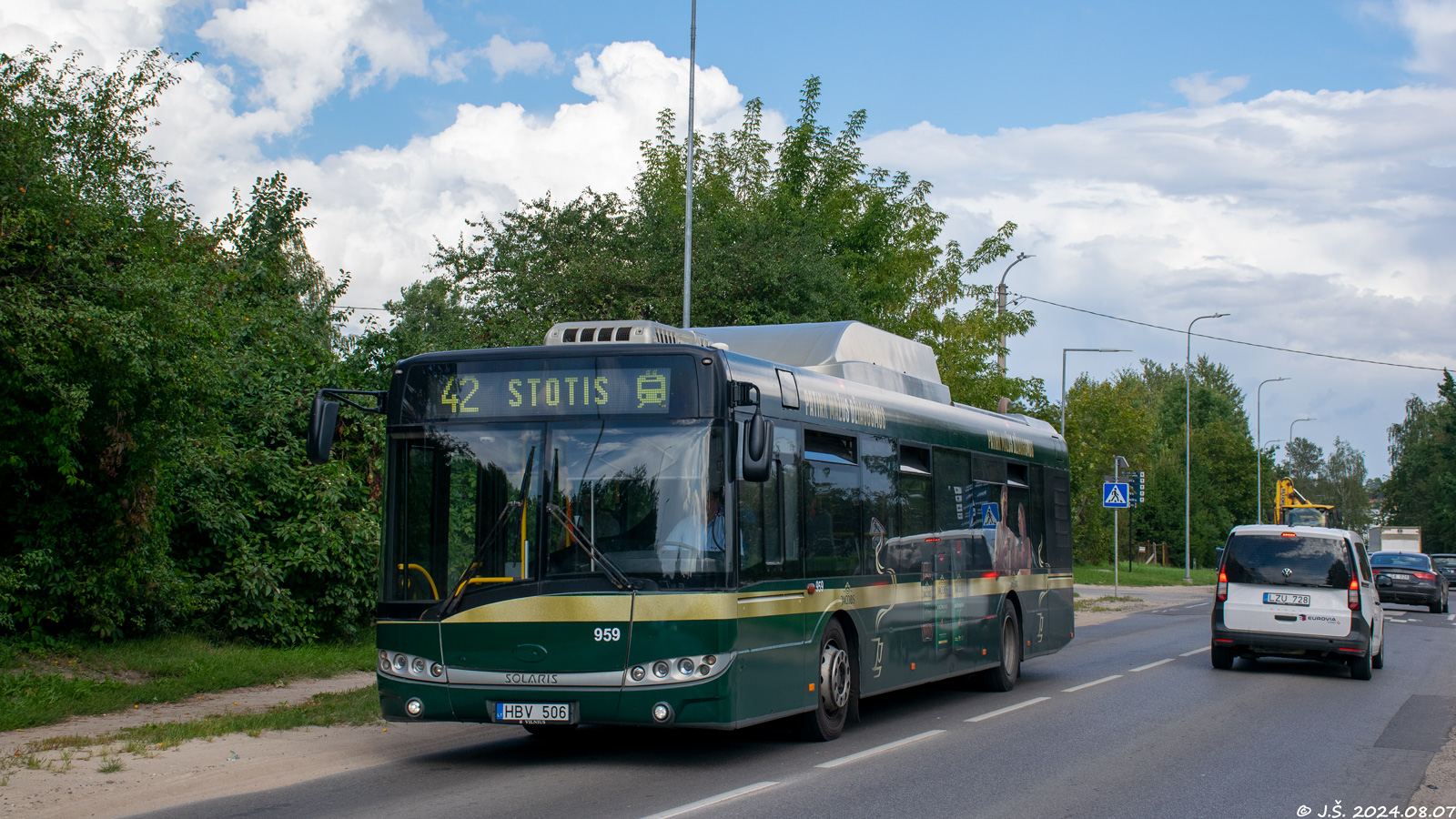 Литва, Solaris Urbino III 12 CNG № 959