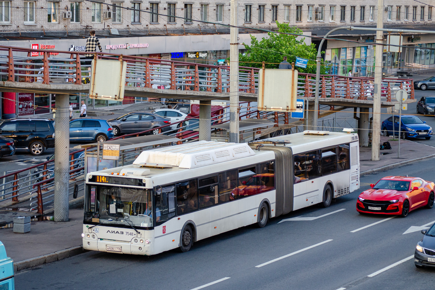 Sankt Petersburg, LiAZ-6213.71 Nr 7548