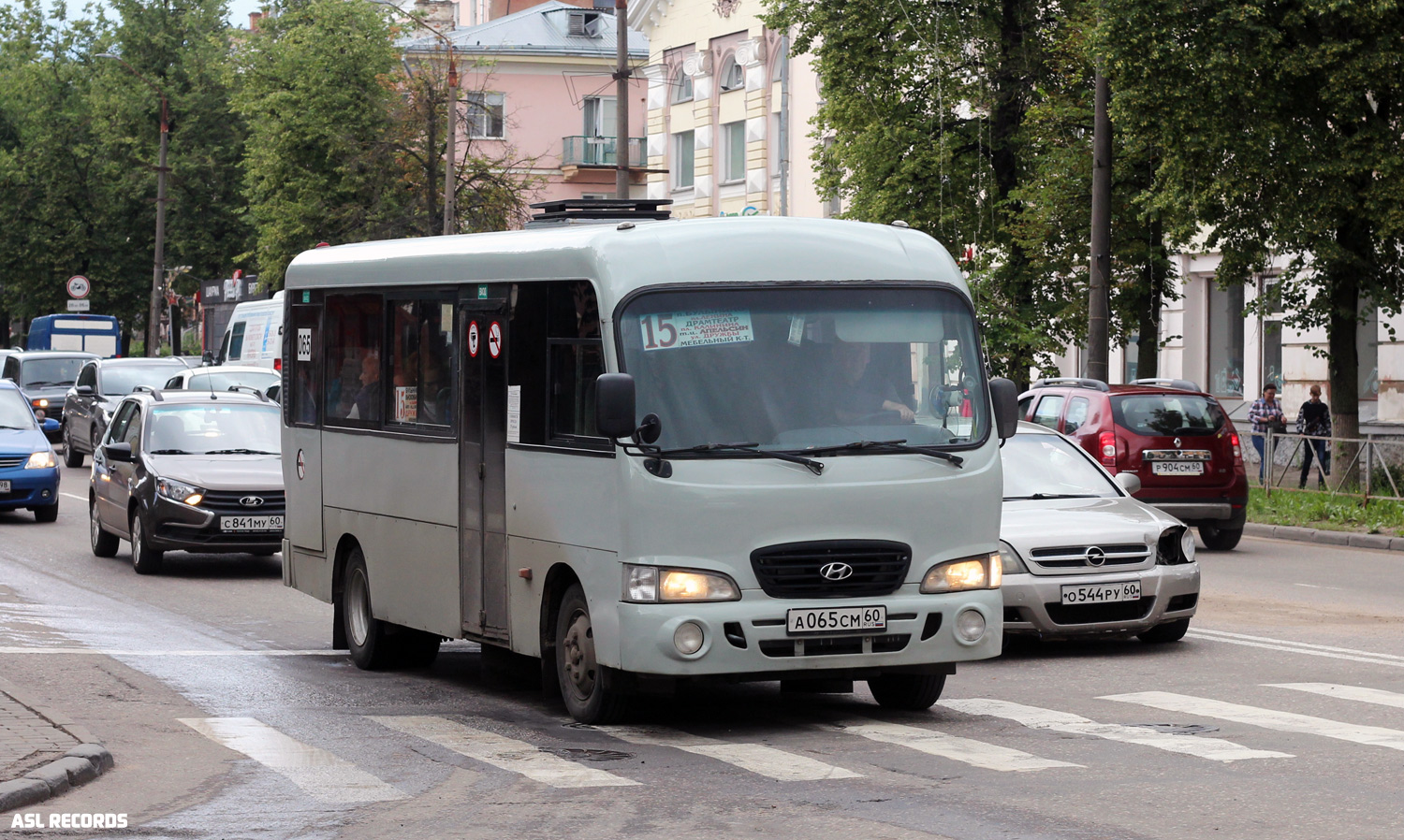 Псковская область, Hyundai County LWB C09 (ТагАЗ) № А 065 СМ 60