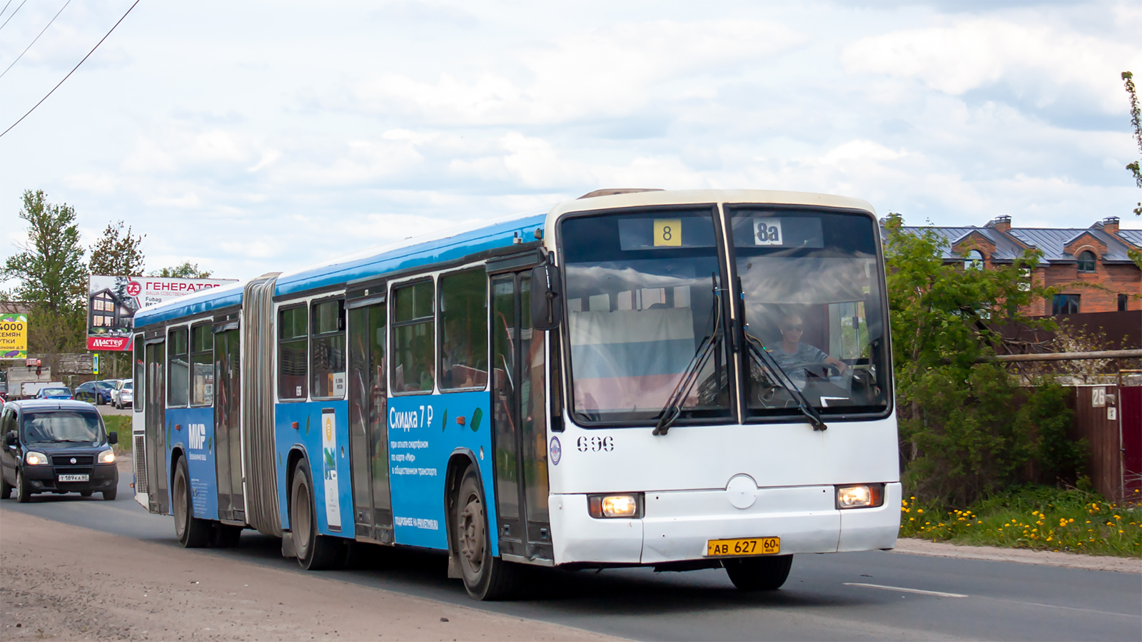 Псковская область, Mercedes-Benz O345G № 696