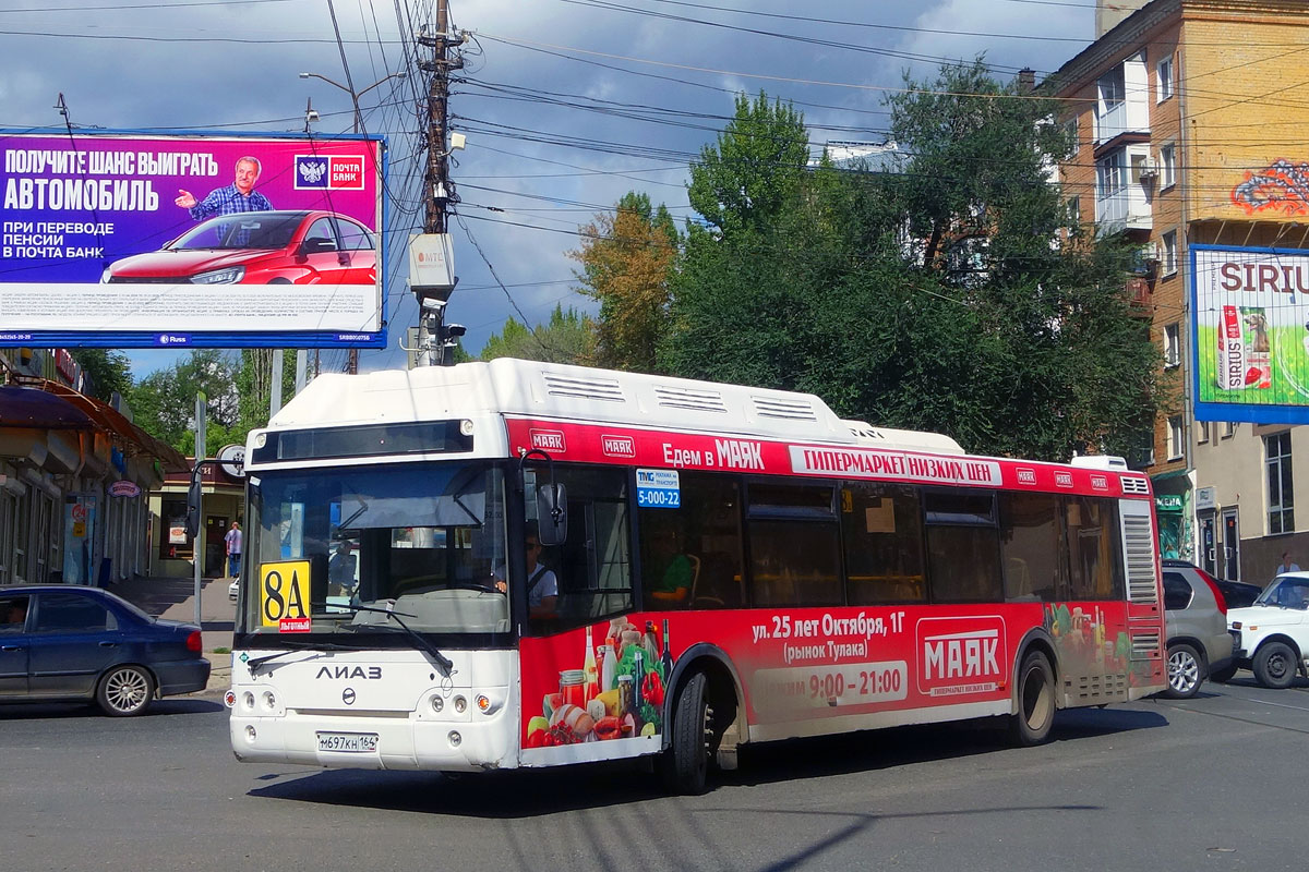 Саратовская область, ЛиАЗ-5292.67 (CNG) № М 697 КН 164