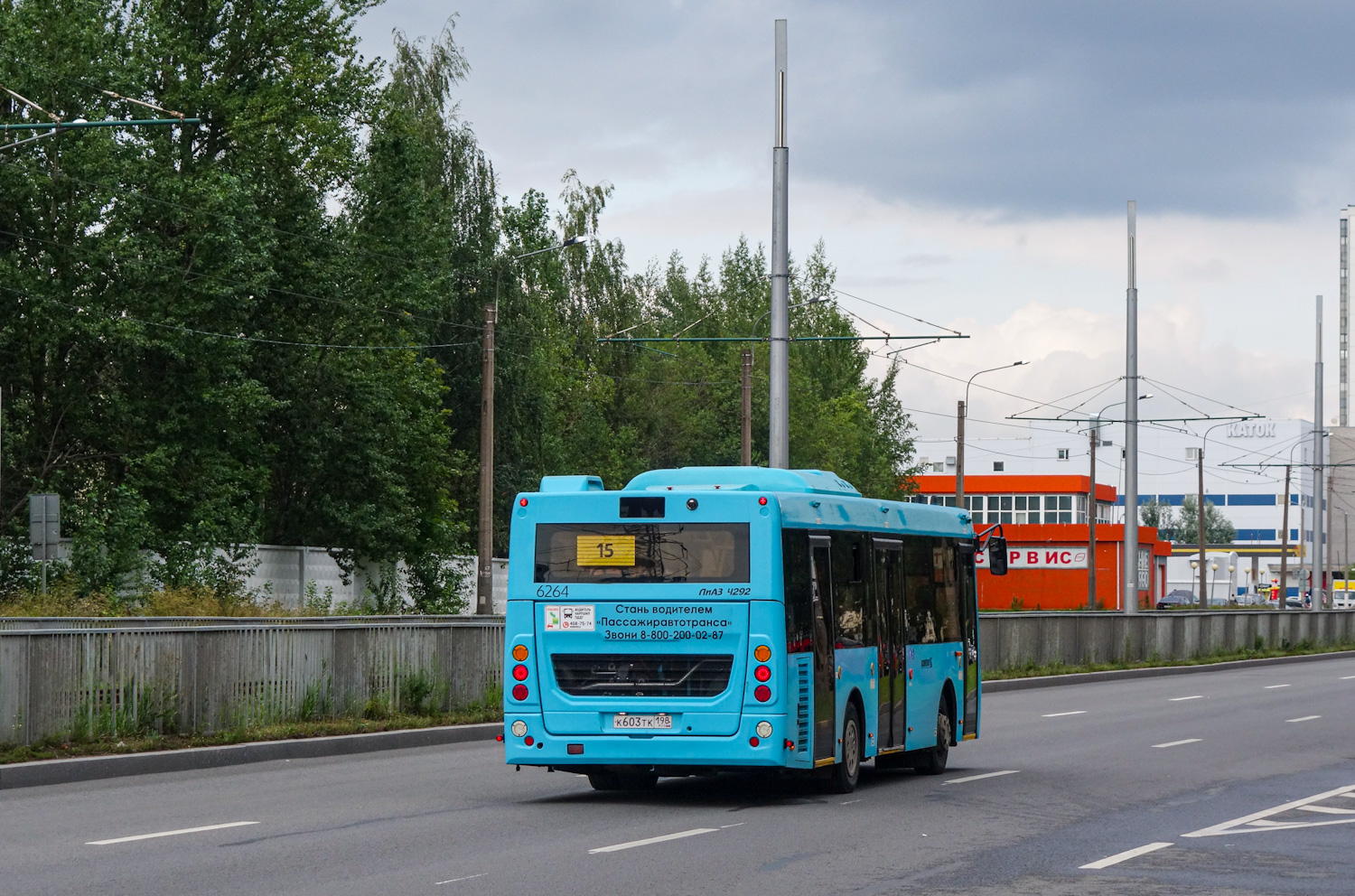 Санкт-Петербург, ЛиАЗ-4292.60 (1-2-1) № 6264