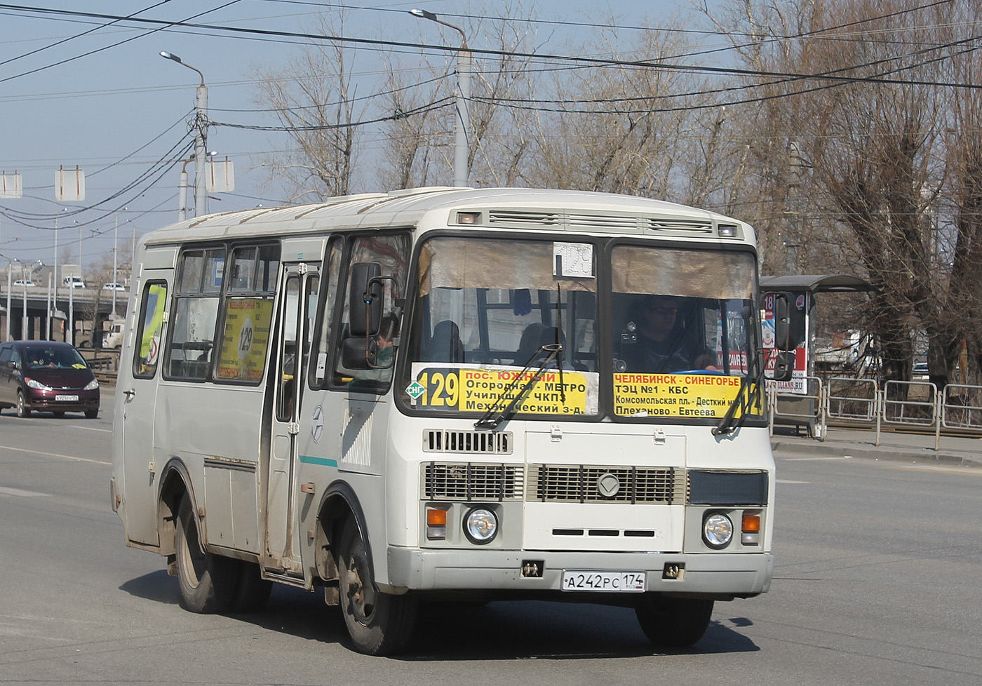 Obwód czelabiński, PAZ-32053 Nr А 242 РС 174