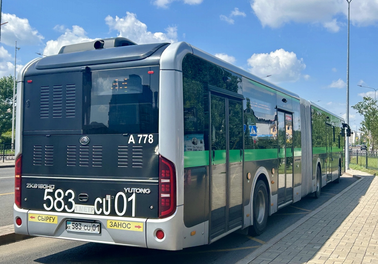 Astana, Yutong ZK6180HG (QazTehna) № A778