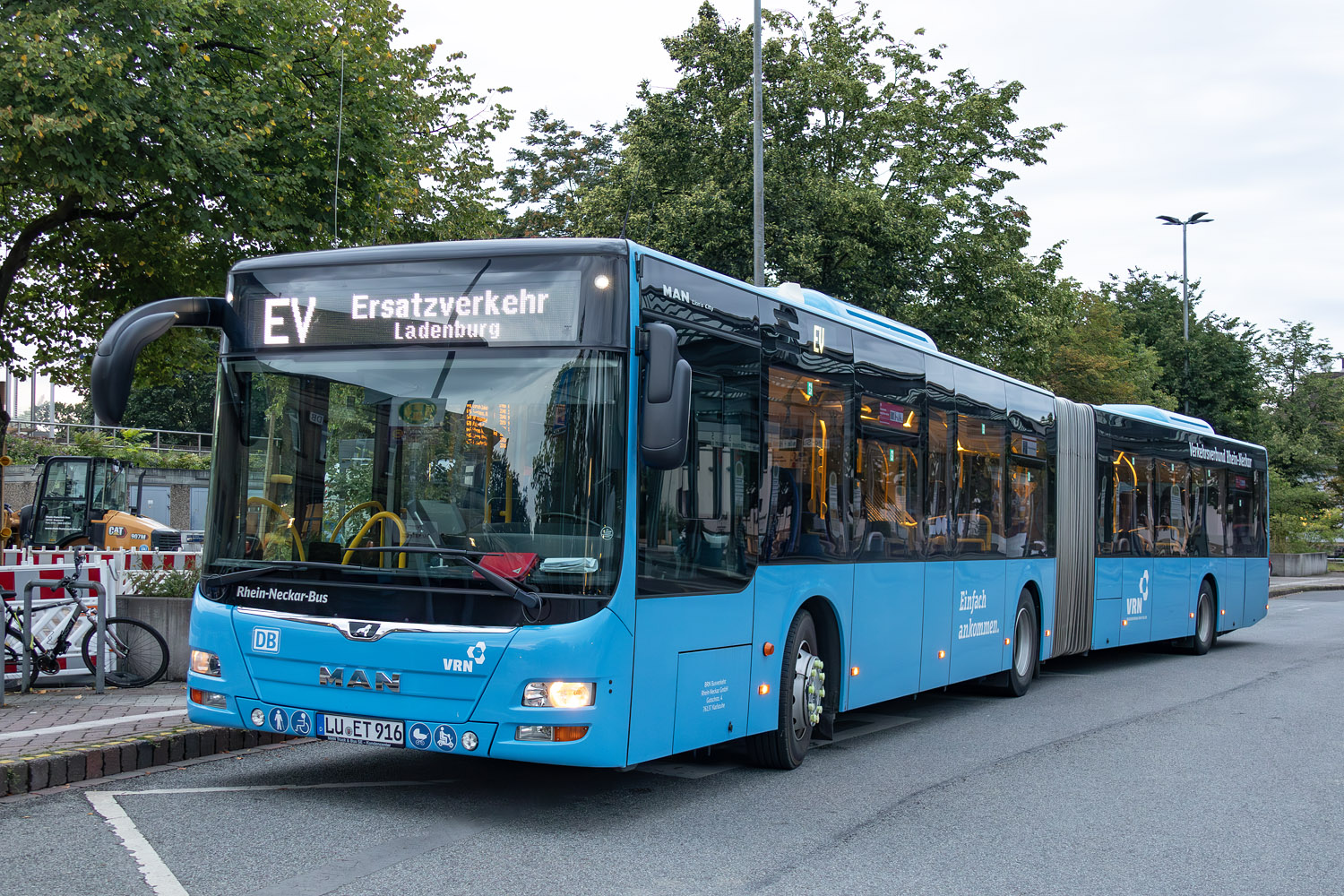 Рейнланд-Пфальц, MAN A23 Lion's City G NG363 № LU-ET 916; Гессен — SEV · Riedbahn · Frankfurt am Main <> Mannheim · 15.07.2024 — 14.12.2024