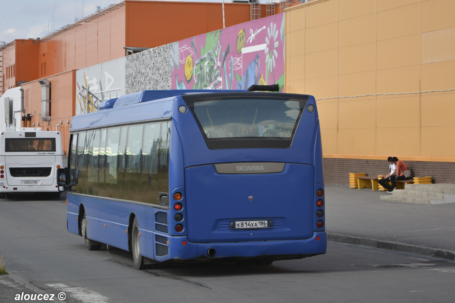 Khanty-Mansi AO, Scania OmniLink II (Scania-St.Petersburg) Nr. К 814 ХА 186