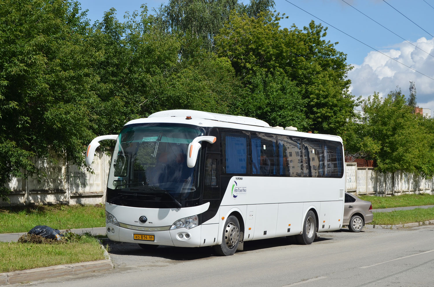 Свердловская область, Yutong ZK6938HB9 № КО 814 66