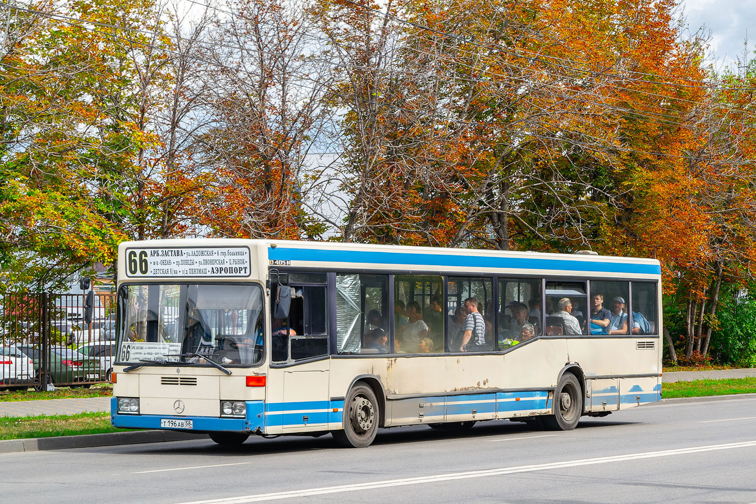 Пензенская область, Mercedes-Benz O405N2 № Т 196 АВ 58