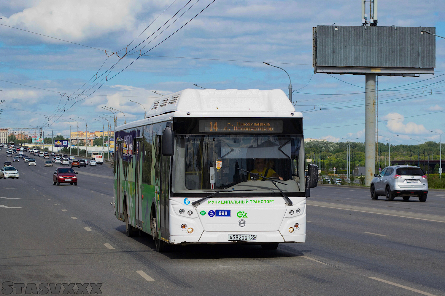 Омская область, ЛиАЗ-5292.67 (CNG) № 998