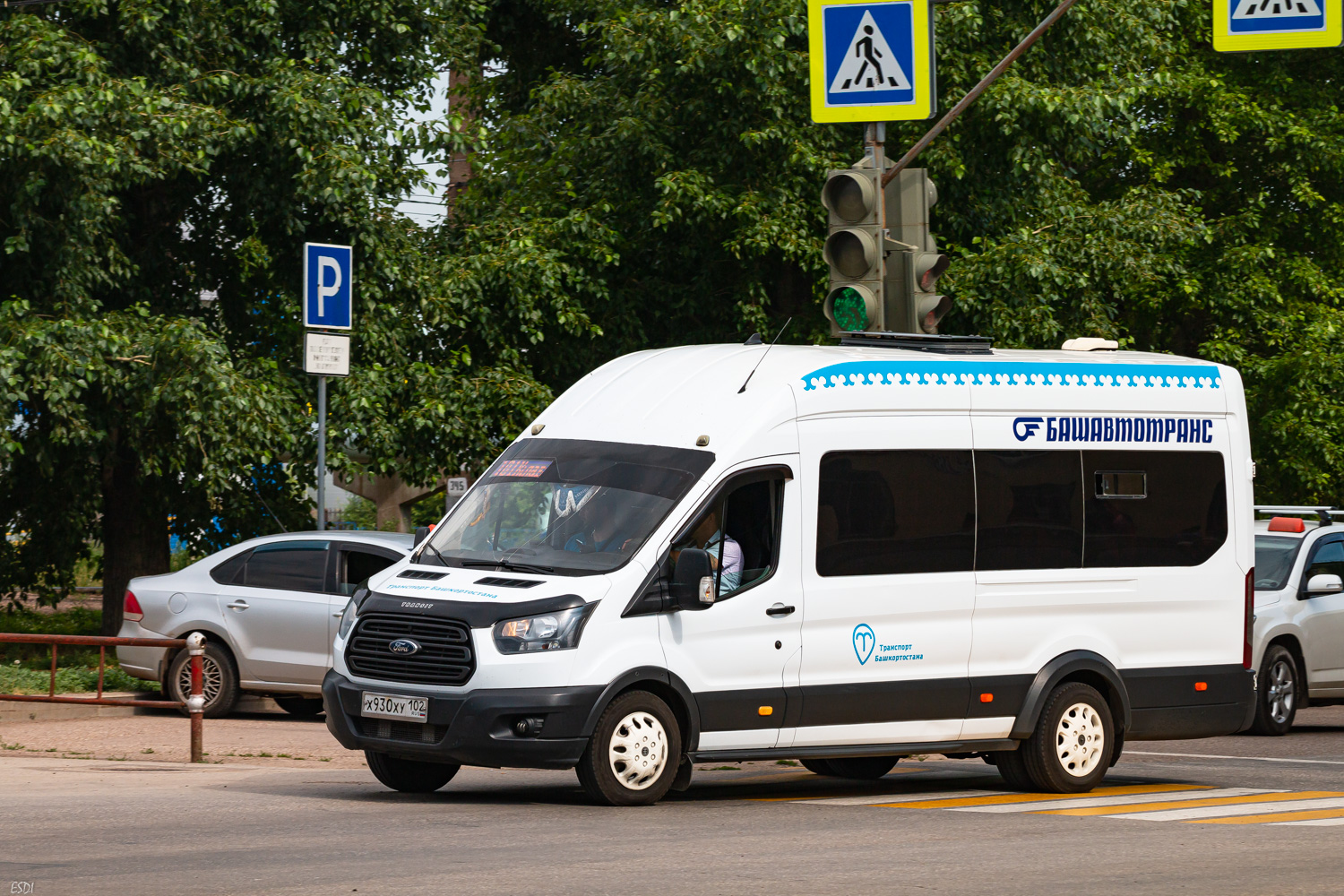 Башкортостан, Ford Transit FBD [RUS] (X2F.ESG.) № Х 930 ХУ 102