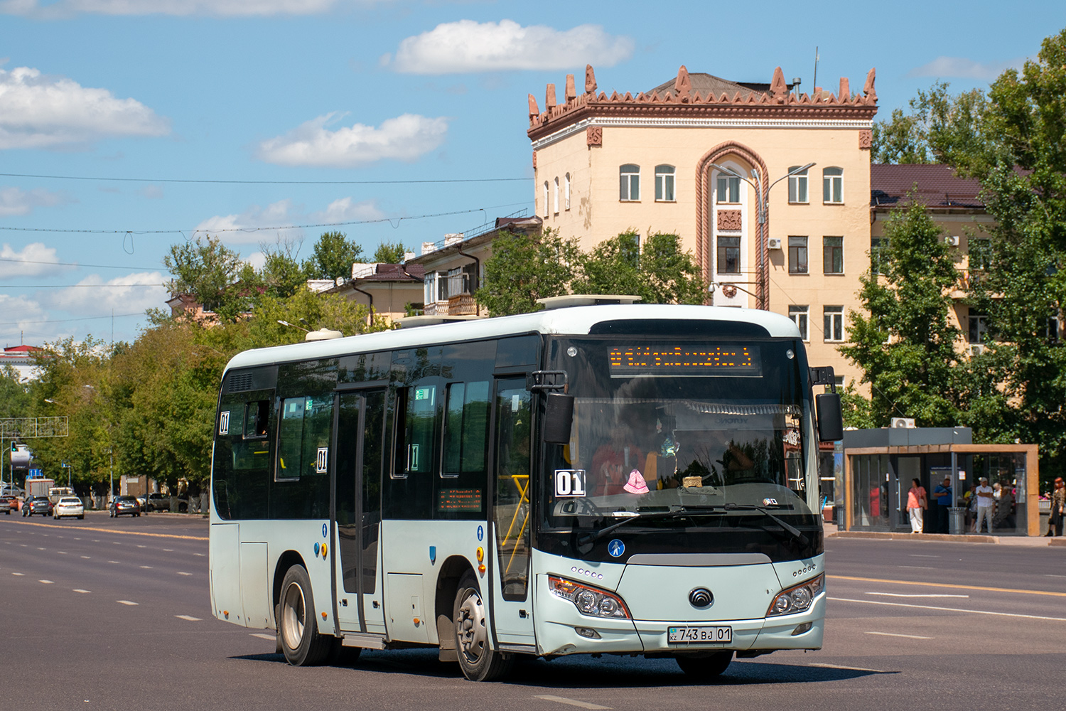 Карагандинская область, Yutong ZK6852HG (QazTehna) № 743 BJ 01