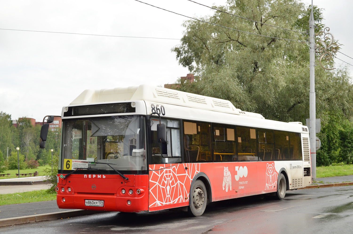 Пермский край, ЛиАЗ-5292.67 (CNG) № Н 860 КР 159