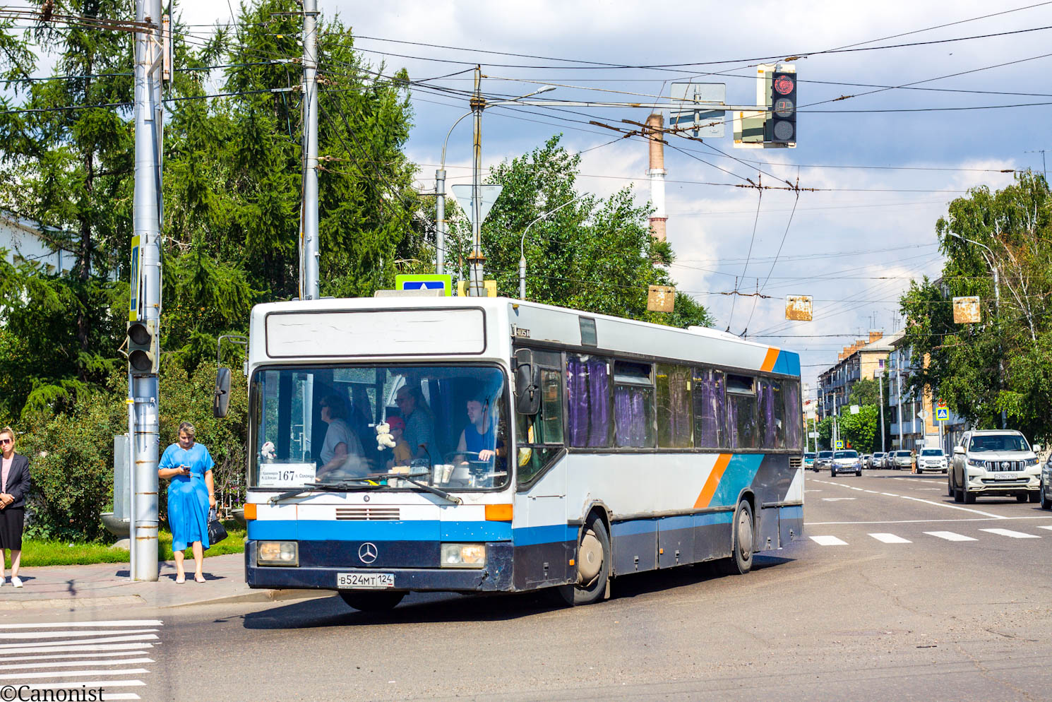 Красноярский край, Mercedes-Benz O405N № В 524 МТ 124