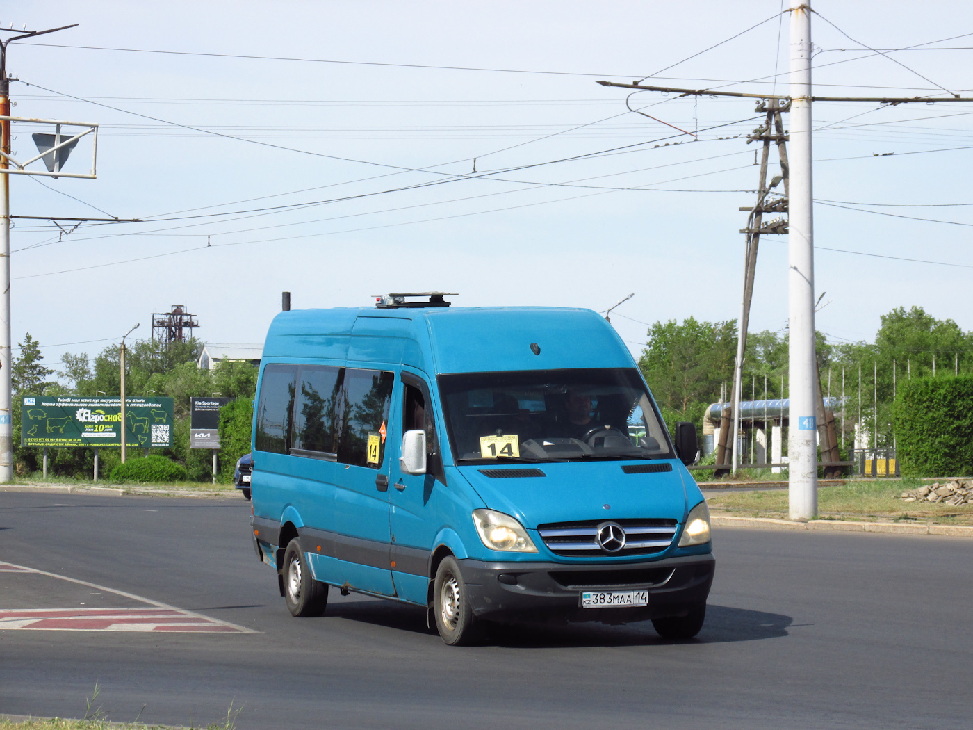 Павлодарская область, Mercedes-Benz Sprinter W906 № 383 MAA 14