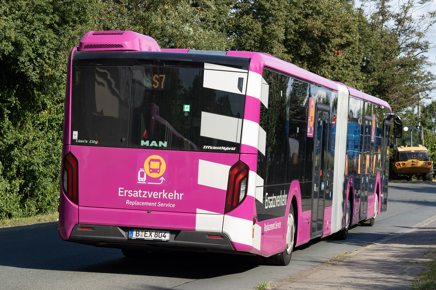 Бранденбург, MAN 18C Lion's City 18 NG360 EfficientHybrid № 804; Гессен — SEV · Riedbahn · Frankfurt am Main <> Mannheim · 15.07.2024 — 14.12.2024