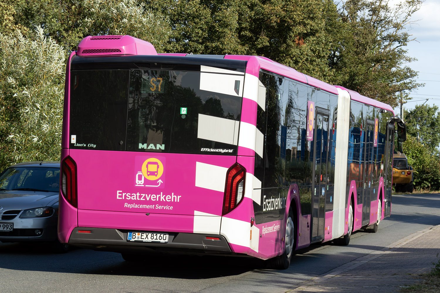 Бранденбург, MAN 18C Lion's City 18 NG360 EfficientHybrid № 816; Гессен — SEV · Riedbahn · Frankfurt am Main <> Mannheim · 15.07.2024 — 14.12.2024