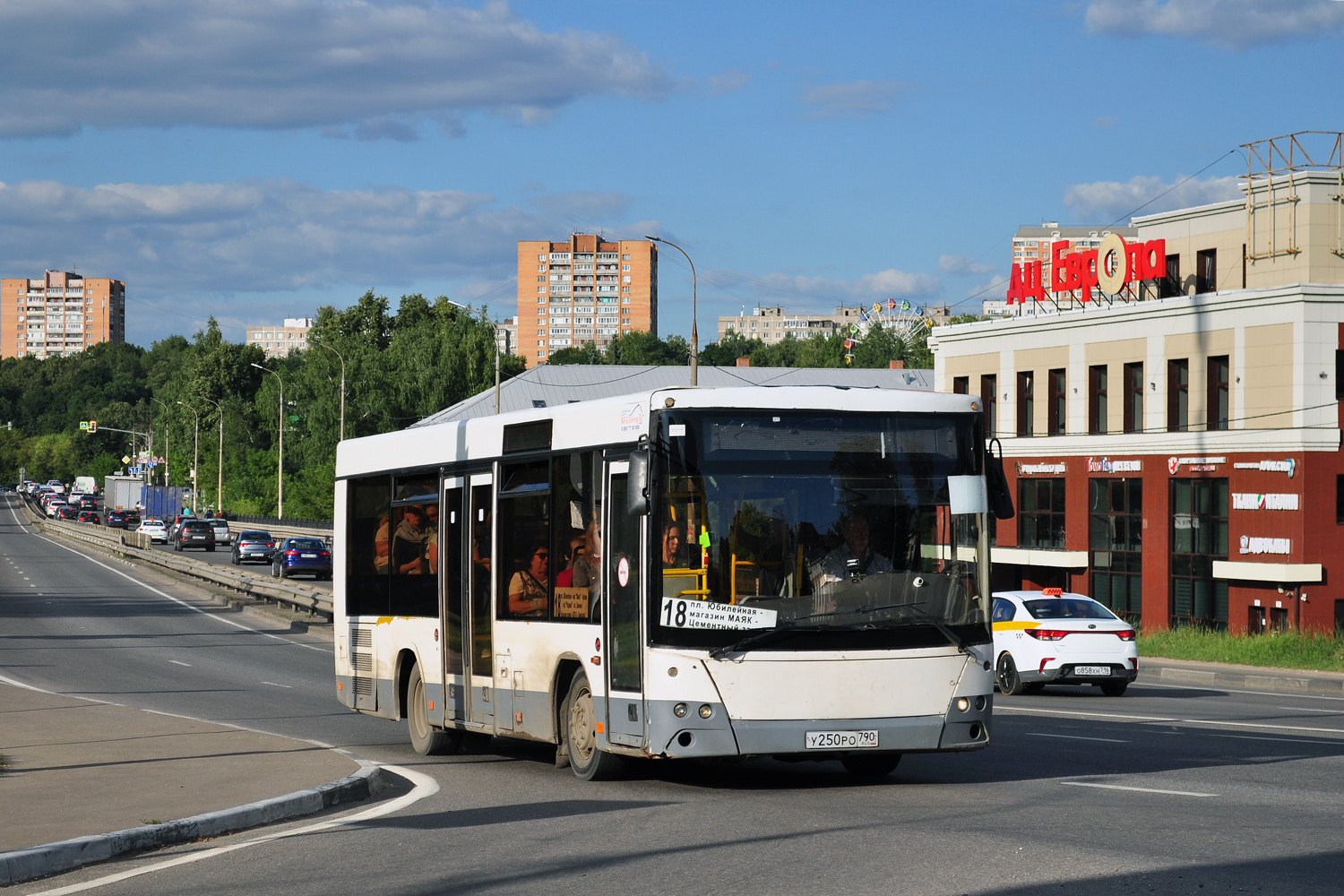 Moscow region, MAZ-206.085 # У 250 РО 790