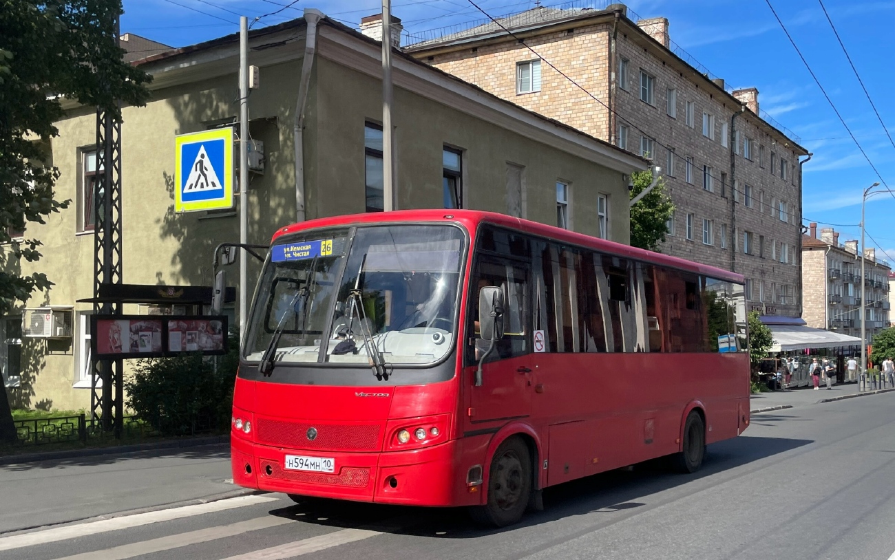 Карелия, ПАЗ-320414-04 "Вектор" (1-2) № Н 594 МН 10