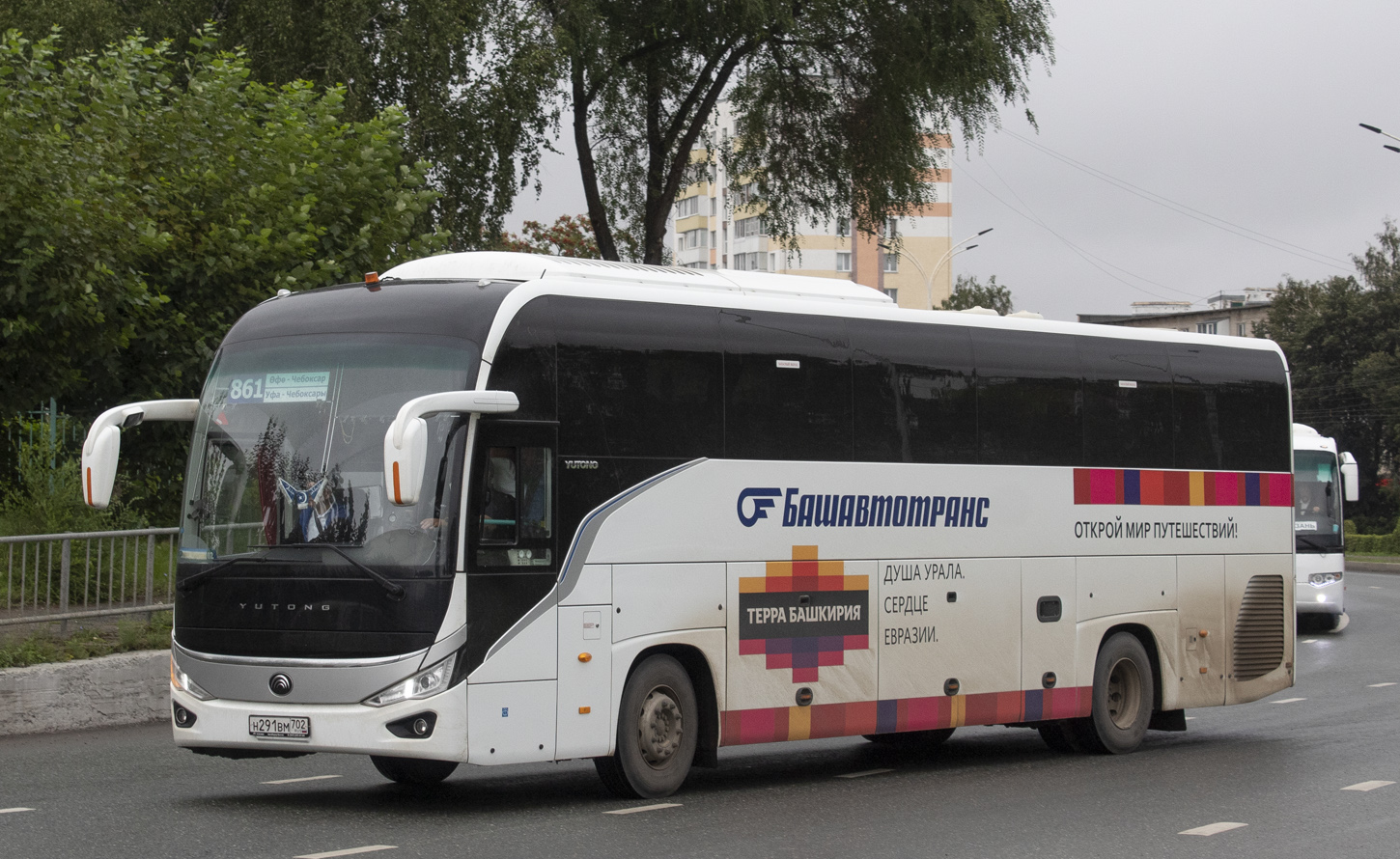 Башкортостан, Yutong C12PRO (ZK6128H) № Н 291 ВМ 702