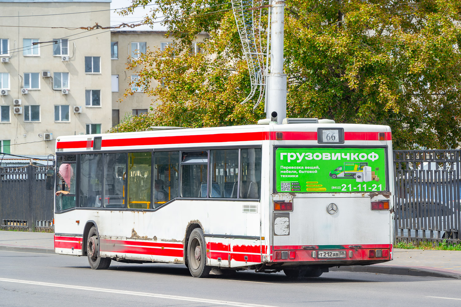 Пензенская область, Mercedes-Benz O405N2 № Т 212 АВ 58