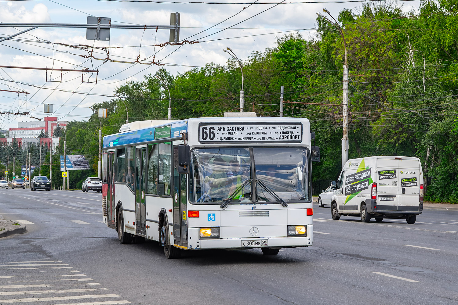 Obwód penzeński, Mercedes-Benz O405N2 Nr С 305 МВ 58