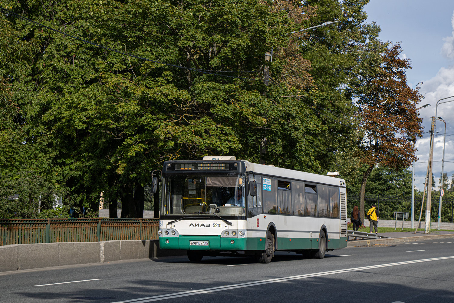 Санкт-Петербург, ЛиАЗ-5292.60 № 5201