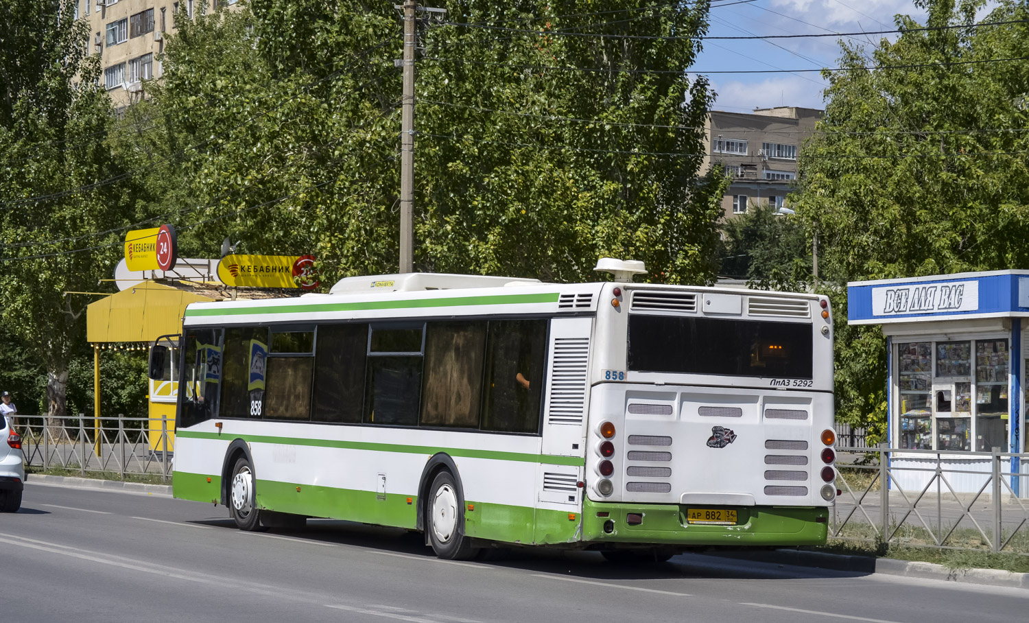 Волгоградская область, ЛиАЗ-5292.22 (2-2-2) № 858