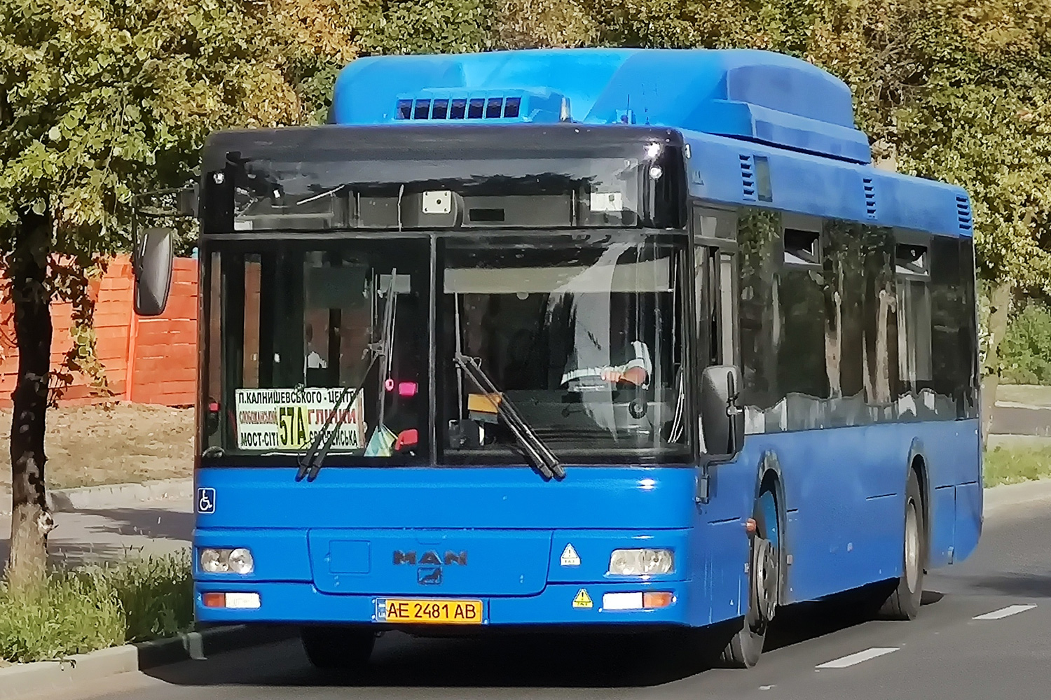 Днепропетровская область, MAN A21 NL313 CNG № 08