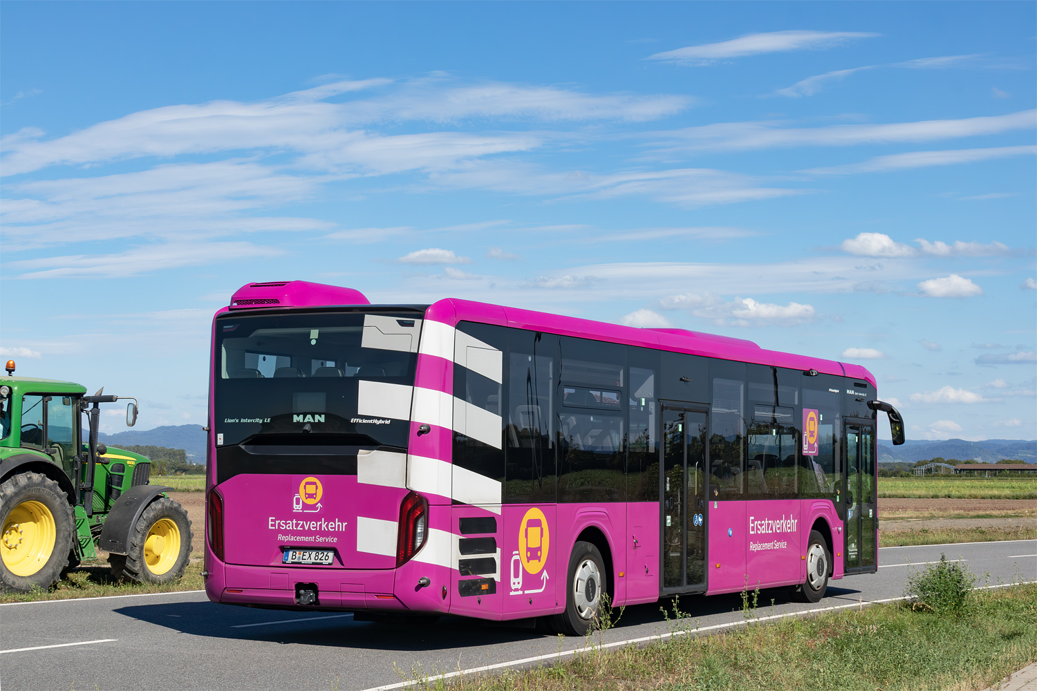 Бранденбург, MAN 43C Lion's Intercity LE 13 LEÜ360 EfficientHybrid № 826; Гессен — SEV · Riedbahn · Frankfurt am Main <> Mannheim · 15.07.2024 — 14.12.2024