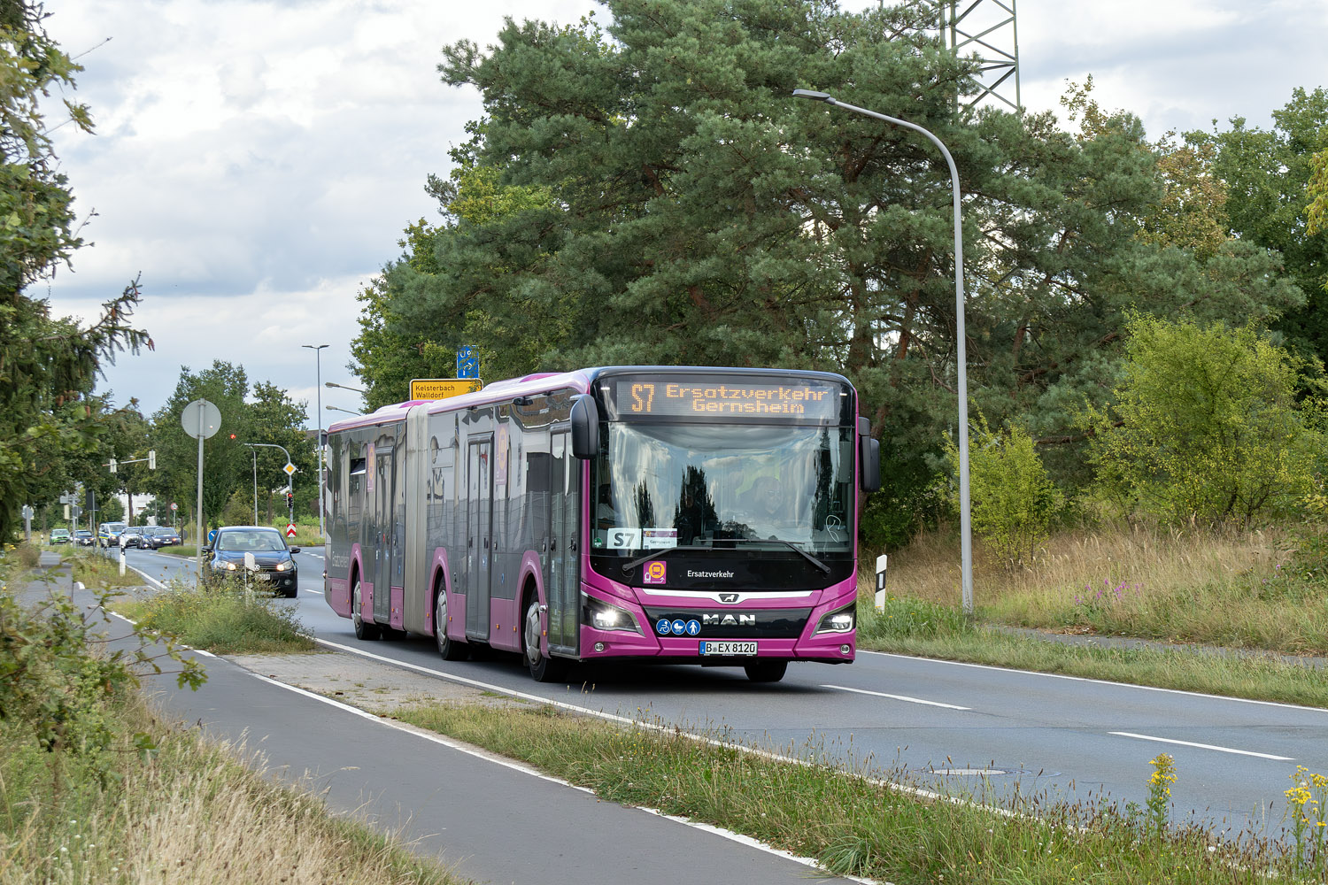 Бранденбург, MAN 18C Lion's City 18 NG360 EfficientHybrid № 812; Гессен — SEV · Riedbahn · Frankfurt am Main <> Mannheim · 15.07.2024 — 14.12.2024