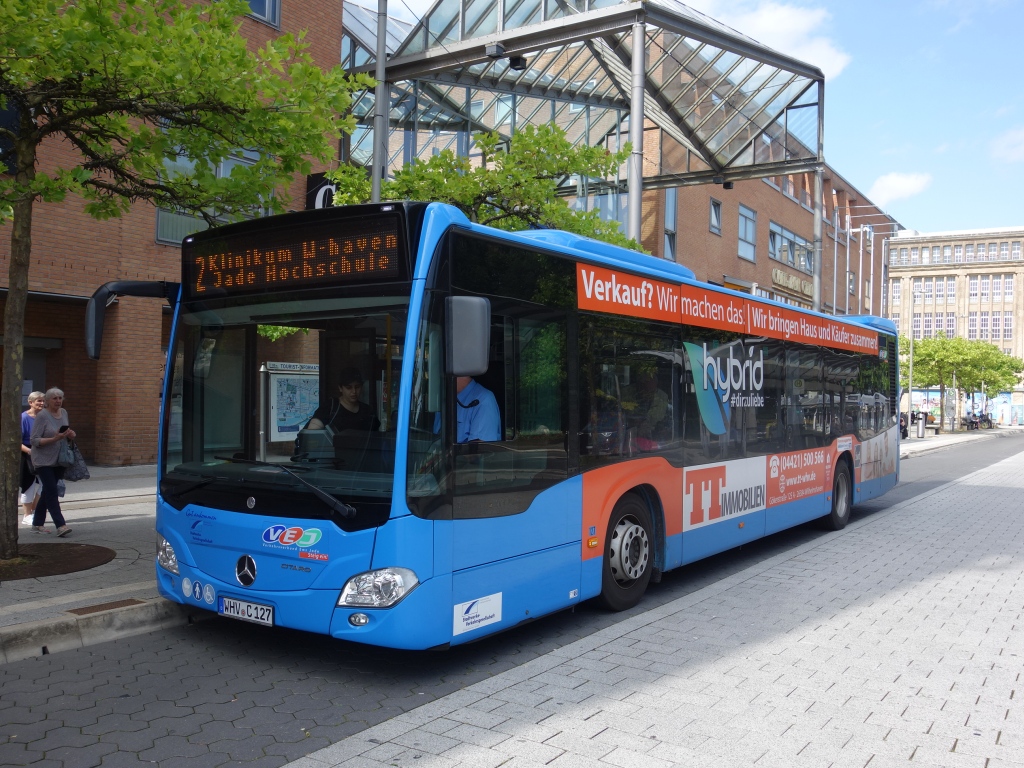 Lower Saxony, Mercedes-Benz Citaro C2 hybrid Nr. 127