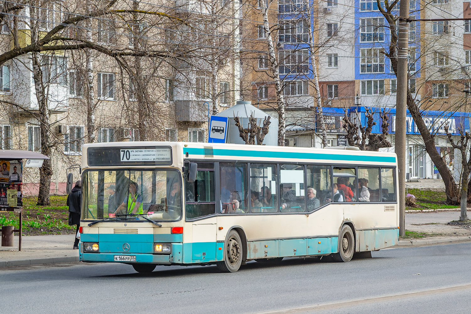 Пензенская область, Mercedes-Benz O405N2 № К 166 РР 33