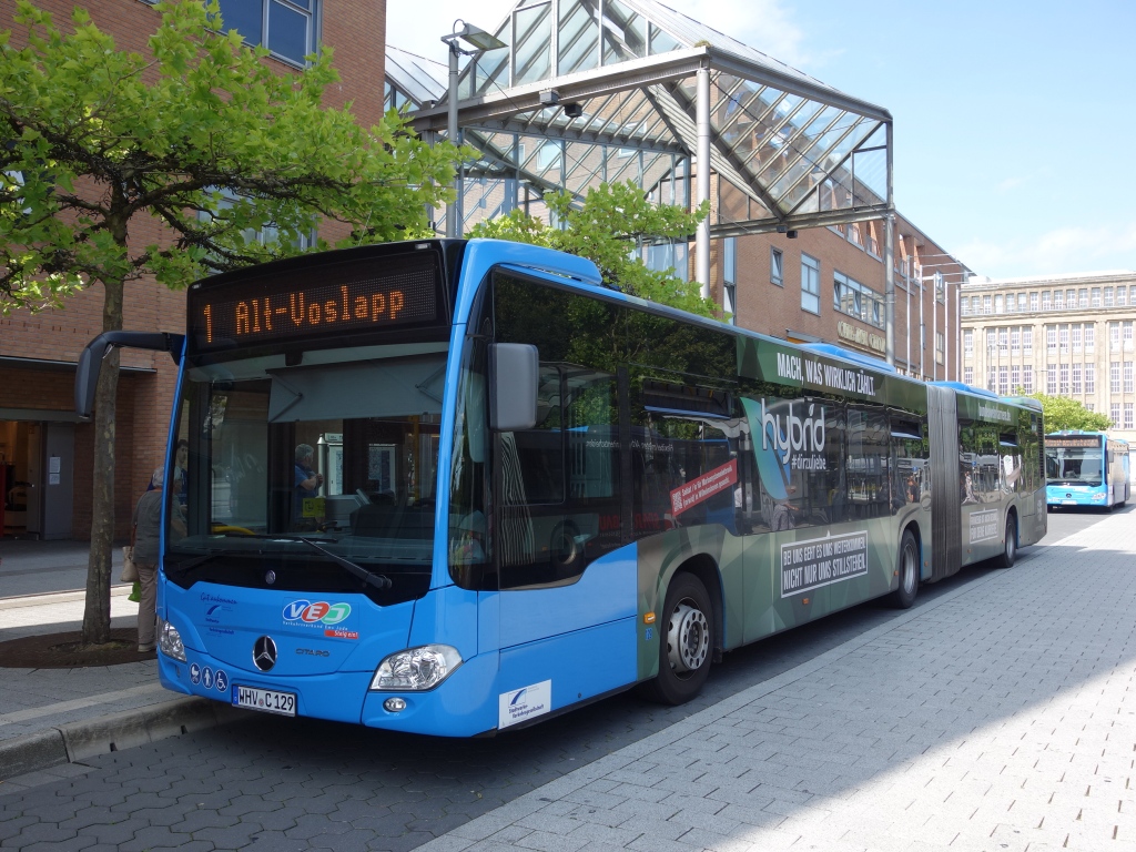 Lower Saxony, Mercedes-Benz Citaro C2 G hybrid # 129