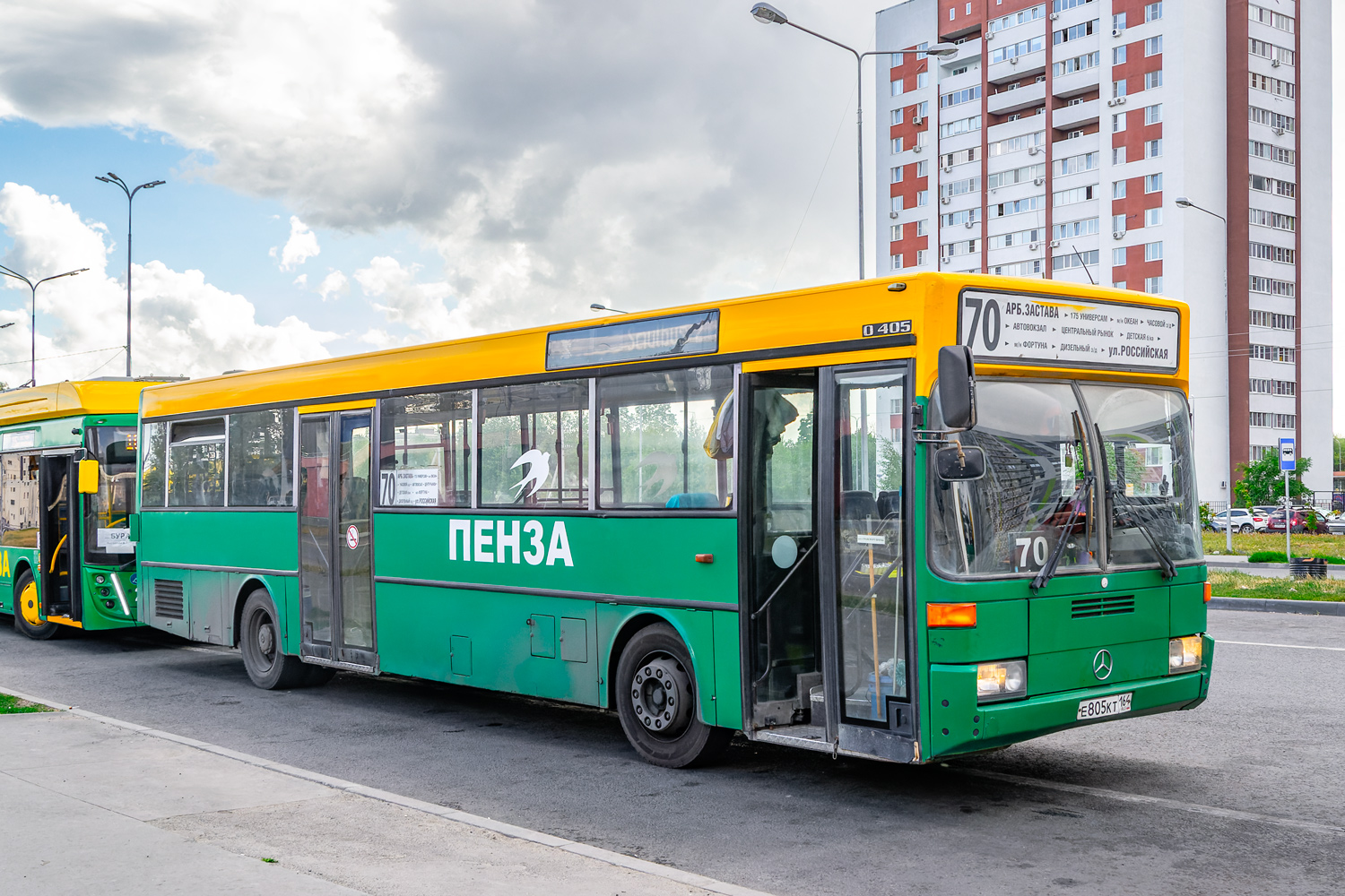 Пензенская область, Mercedes-Benz O405 № Е 805 КТ 164